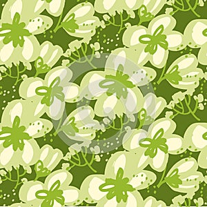 Floral seamless pattern for surface design