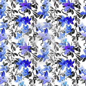 Floral seamless pattern photo
