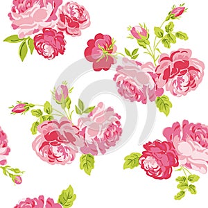 Floral Shabby Chic Background