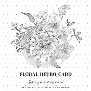 Floral Shabby Chic Card