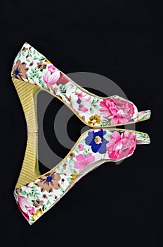 Floral shoes