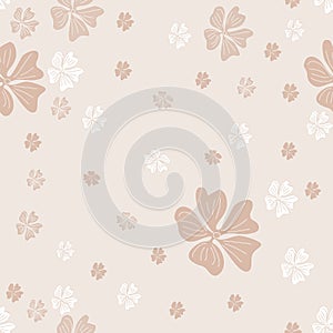 Floral Surface seamless pattern in bright color elegant, and feminime photo