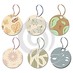 Floral tag set