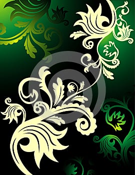 Floral vector composition