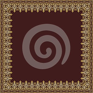 Floral Vector Fine Frame