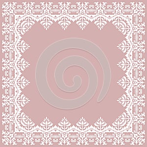 Floral Vector Fine Frame