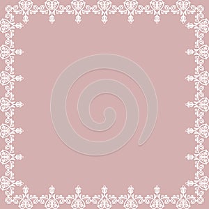 Floral Vector Fine Frame