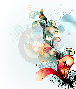 Floral vector illustration