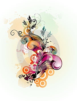 Floral vector illustration