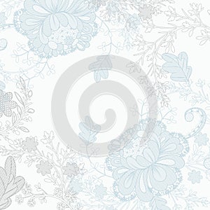 Floral vector wedding lace background for design