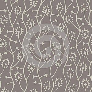 Floral vintage seamless pattern for retro wallpapers