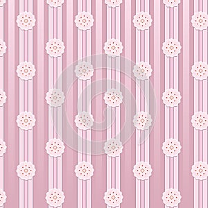 Floral Vintage Wallpaper (Vector)