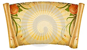 Floral vintagel background.