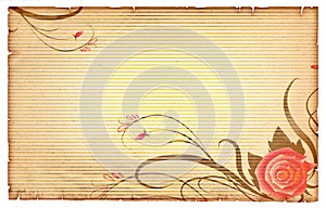 Floral vintagel background.