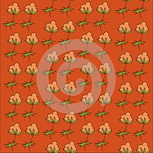 Floral vivid background vector illustration