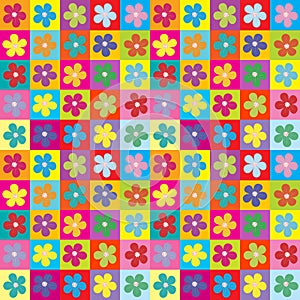 Floral wrapping paper seamless pattern