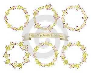 Floral Wreaths Collection