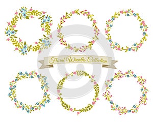 Floral Wreaths Collection