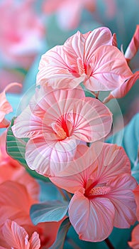 Florals and botanicals, leaves, nature soft colors freshness pastel tones elements plants, elegant beautiful cute