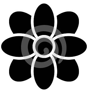 Blooming Vector Icon which can easily modified or edit