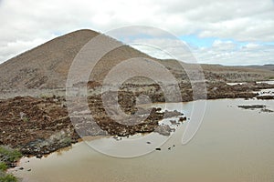 Floreana island landscape.