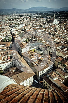 Florence aerial view