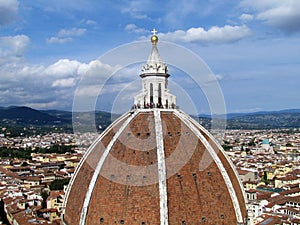 Florence aerial view of Duomo - Italy