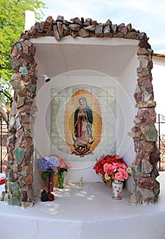 Florence, Arizona: Virgin Mary Tile Mosaic photo