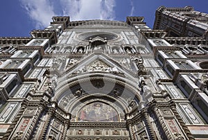 Florence cathedral facade detail