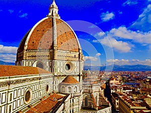 Duomo view in Florence, Italy photo