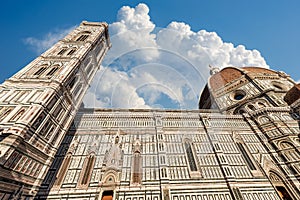 Florence Cathedral and Giotto Bell Tower - Santa Maria del Fiore Italy