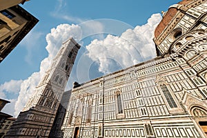 Florence Cathedral and Giotto Bell Tower - Santa Maria del Fiore Italy