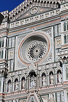 Florence Cathedral Il Duomo di Firenze on august 27, 2018 in Florence, Italy. Florence is the