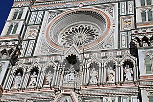 Florence Cathedral Il Duomo di Firenze on august 27, 2018 in Florence, Italy. Florence is the