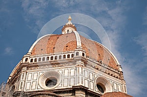 Florence Cathedral Italy, Santa Maria del Fiore, Brunelleschi`s Dome, symbol of the city.