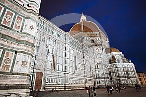 Florence Cathedral at Night photo