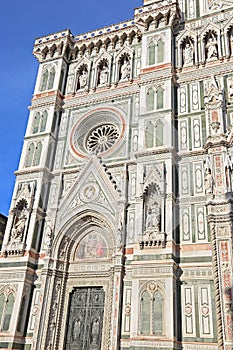 Florence cathedral - Santa Maria del Fiore church Italy - famous italian landmarks