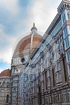 Florence Cathedral view,Italian landmark photo