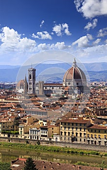 Florence City Roofs Duomo Vertical photo