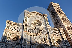 Florence duomo and tower duomo di firenze italy photo