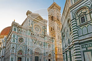 Florence Duomo. Basilica di Santa Maria del Fiore in Florence, Italy. Florence cathedral