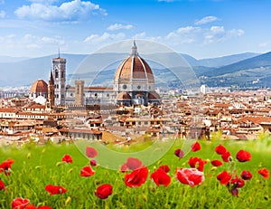 Florence, Duomo and Giotto's Campanile.