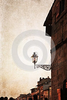 Florence, image in old color style