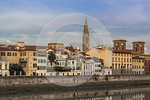 Florence, Italy, beautiful classical city landscape