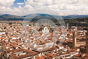 Florence, Italy,cityscape from Giotto tower photo