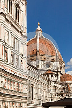 Florence, Italy, Florence Cathedral, Brunnaleski dome, cityscape fr Brunnaleski dome, cityscape from Giotto tower photo