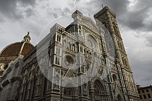 FLORENCE Italy with the great dome of the Cathedral called Duomo di Firenze or Santa Maria del Fiore