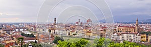 Florence, Italy skyline panorama photo