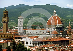 Florence, Italy skyline with Renaissance landmarks