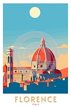 Florence Italy Travel Poster